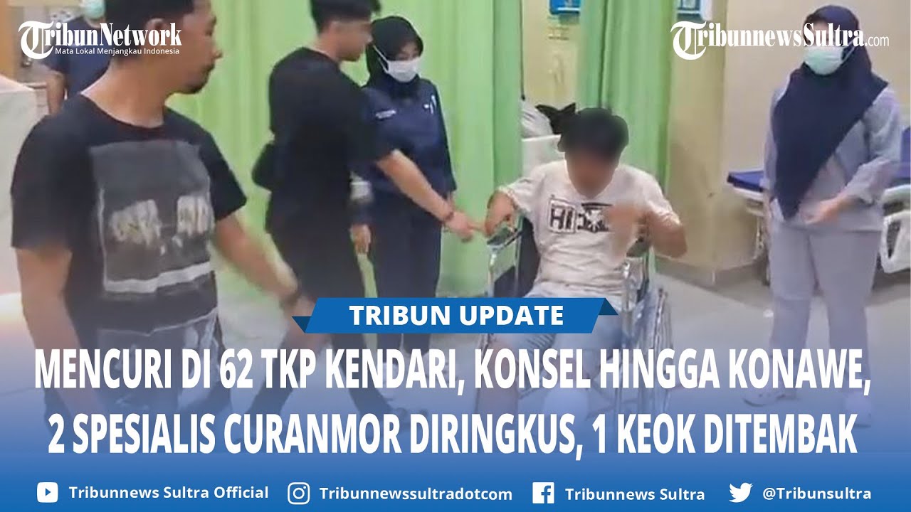 Tim Buser77 Polresta Kendari Ringkus 2 Spesialis Curanmor 62 TKP, 1 Keok Ditembak Usai Melawan