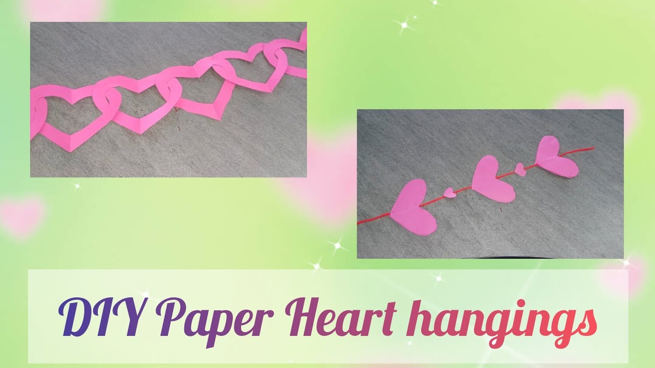 Easy Valentine’s Day Decoration Ideas ❤️ | DIY Paper Heart Craft | Valentine Decor