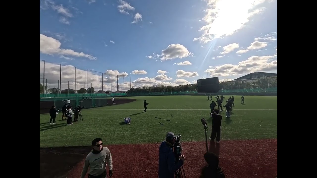 野村勇　自主トレ1