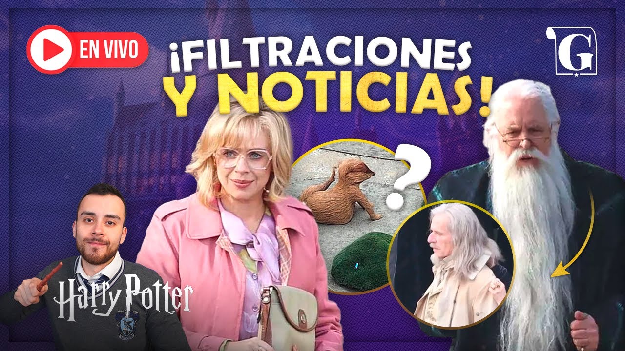 🧨EN VIVO: Analizamos TODAS las FILTRACIONES del rodaje de la serie de Harry Potter ✨ | SERIE HP