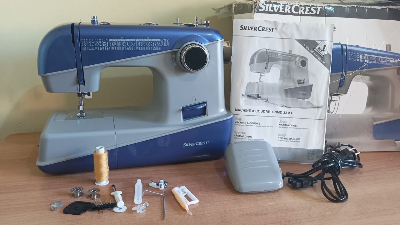 Machine à coudre silvercrest snmd 33 a1