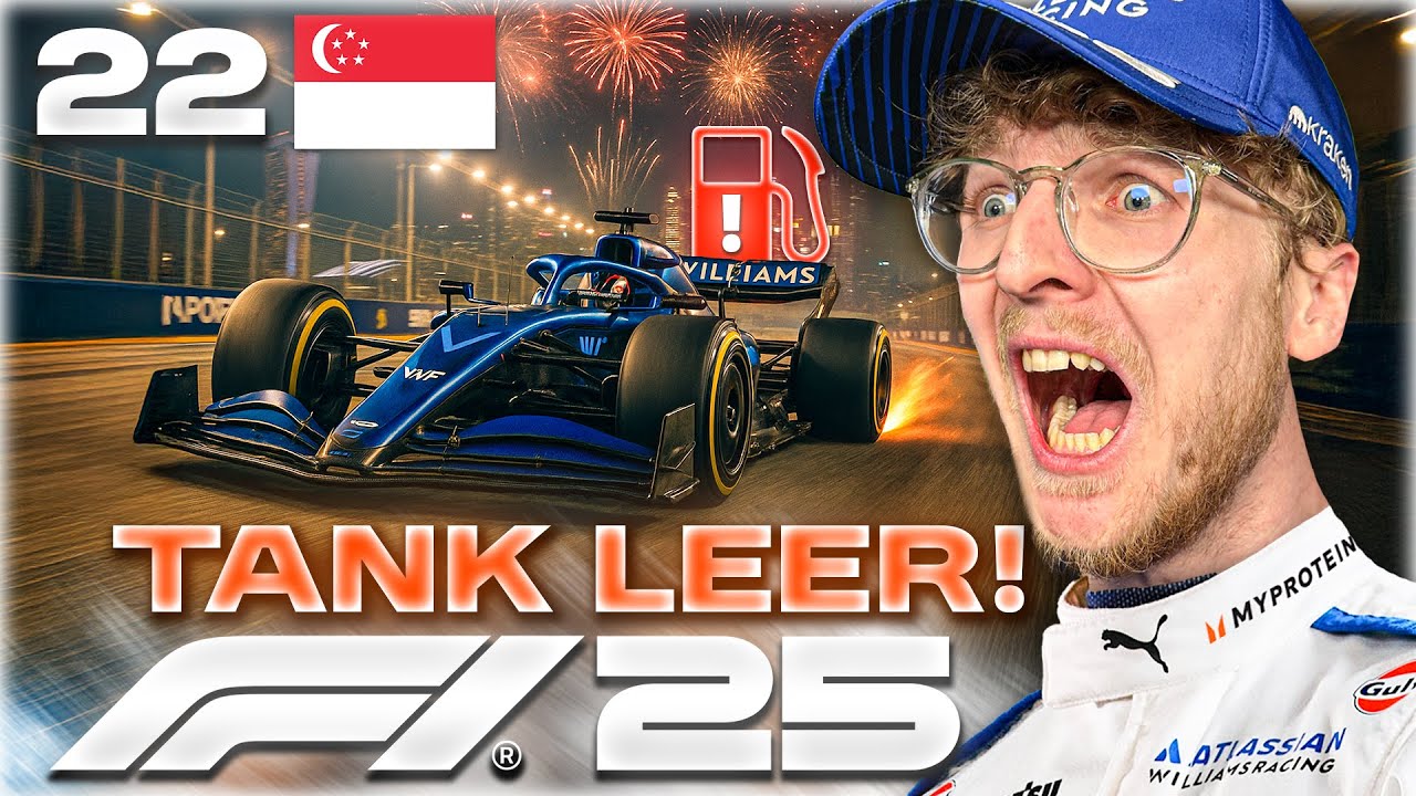 TANK LEER im FIGHT um PLATZ 1 in SINGAPUR? - Folge 22 in der 110er WILLIAMS KARRIERE | CutterLukas
