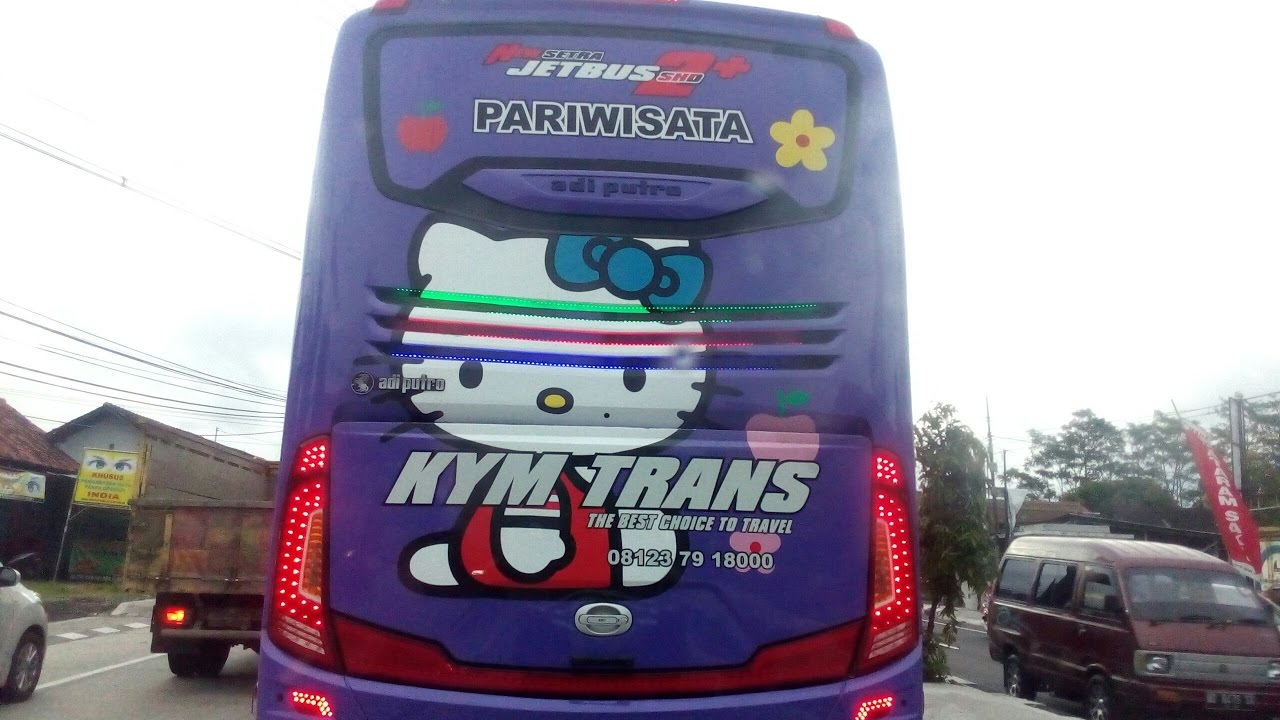 Bus Pariwisata KYM TRANS Hello Kitty By Adiputro Jetbus2+SHD
