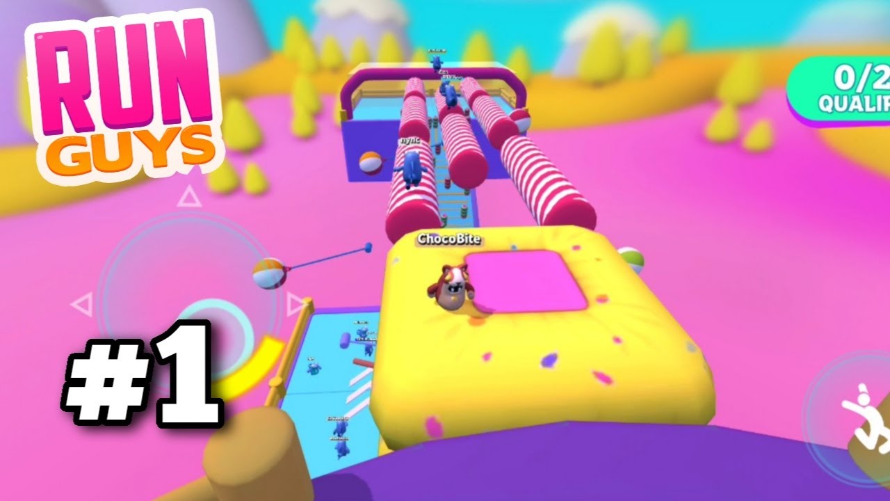 Run Guys: Royal Knockout Gameplay walkthrough part 1 (Android iOS)