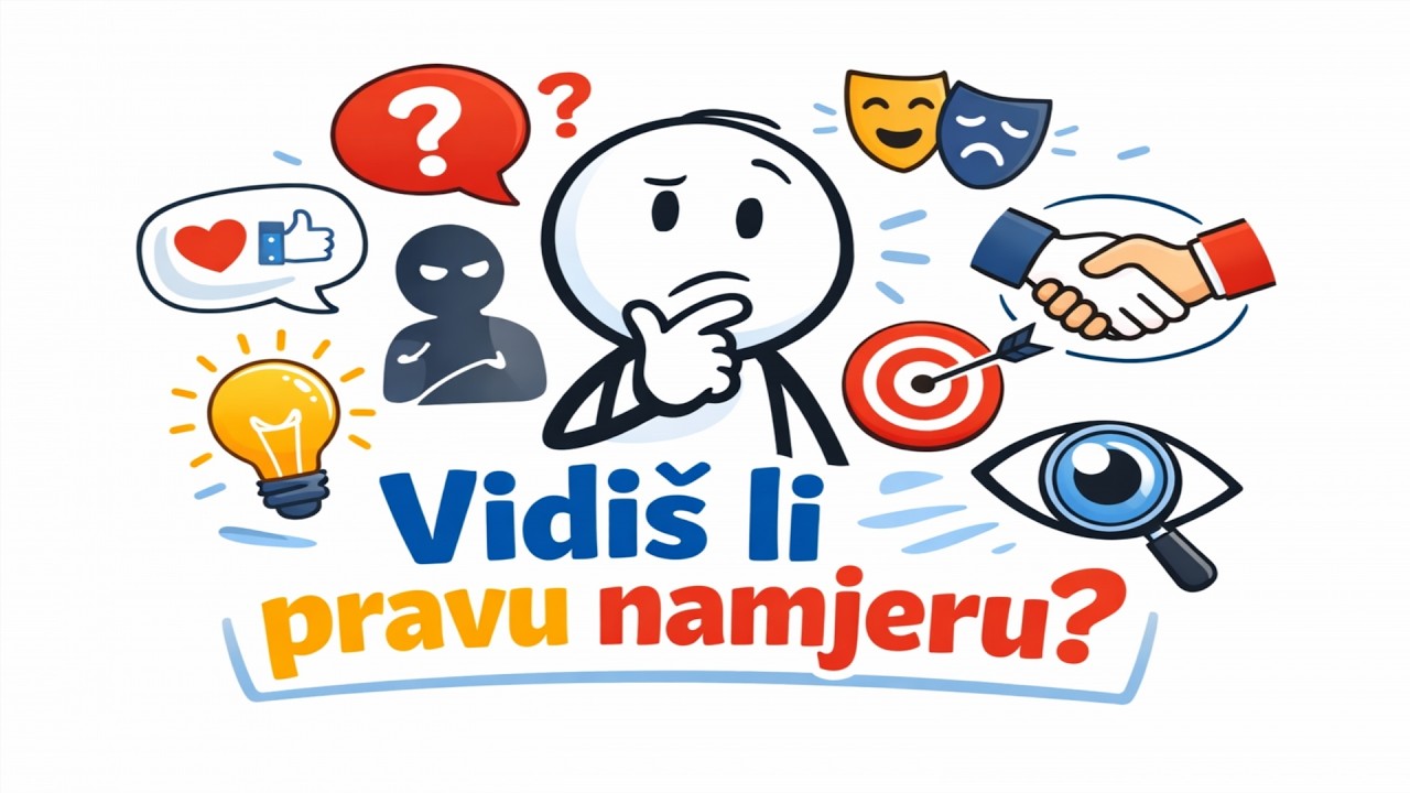 Samo 1% ljudi vidi namjere iza riječi (Perceptivna Dubina)