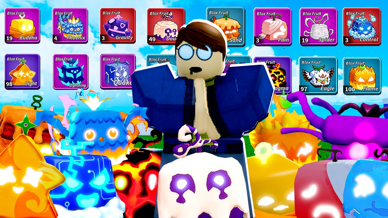 AWAKENING EVERY FRUIT IN BLOX FRUITS IN 24 HOUR