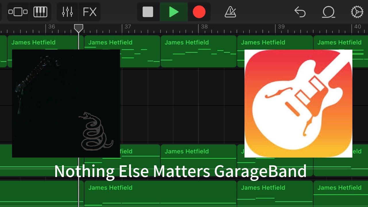 Nothing Else Matters by Metallica GarageBand Cover