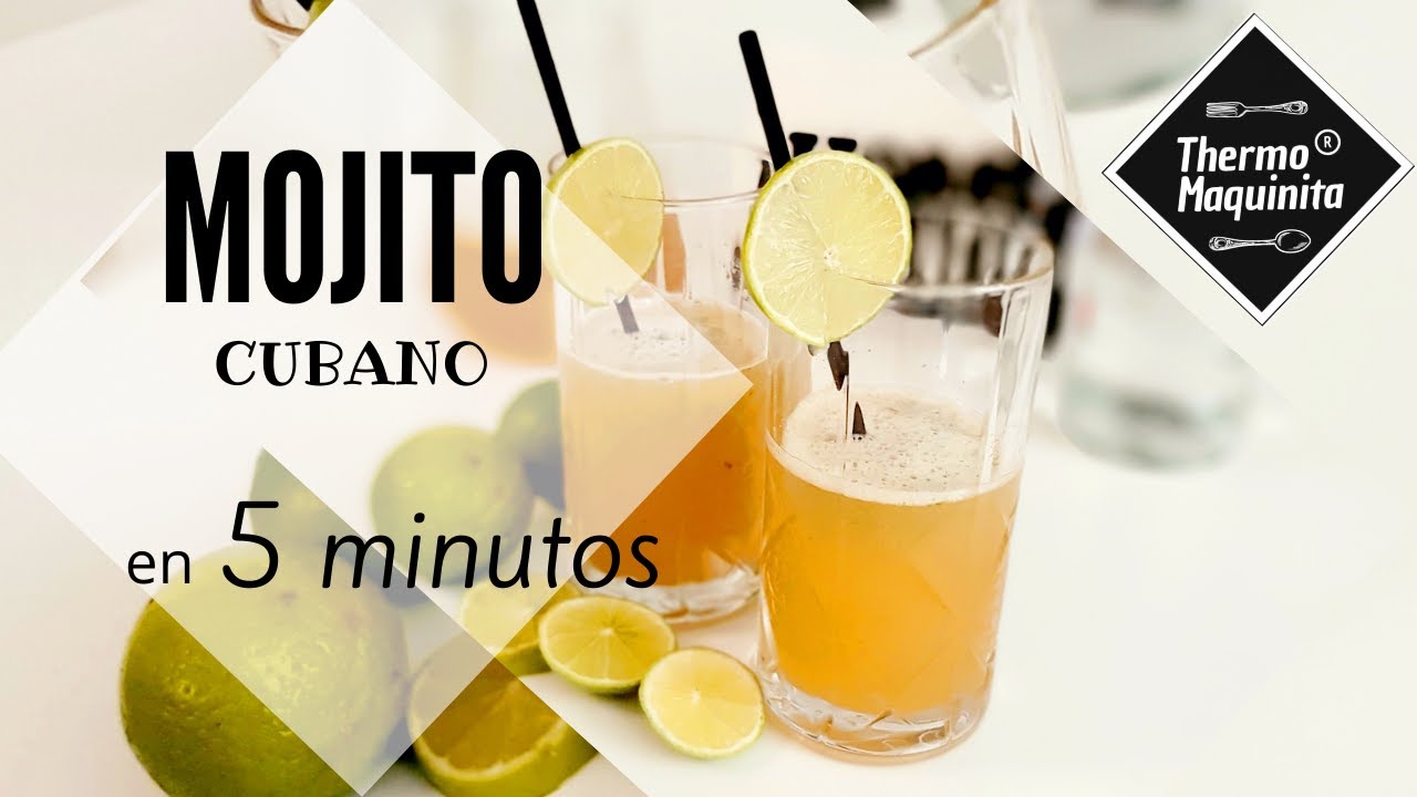 🍹 Cómo hacer MOJITO en 5 minutos | Receta THERMOMIX 🍹