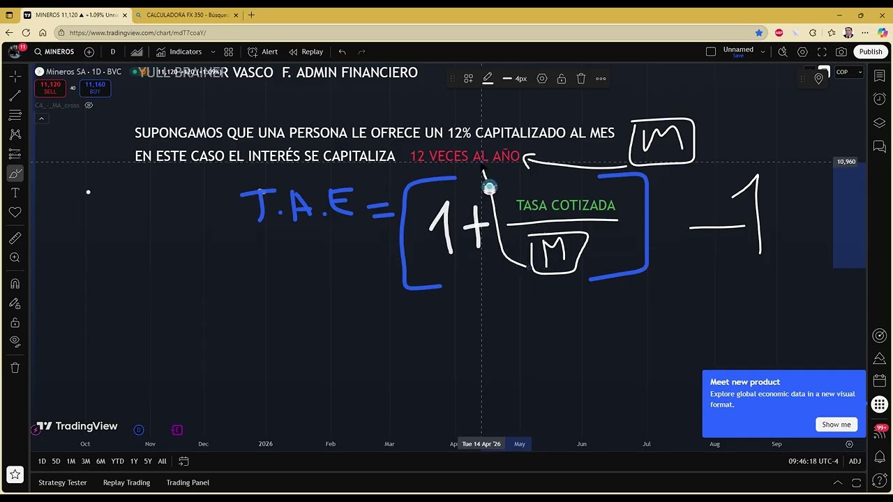 Mathematicas Financieras - Tasa Anual Efectiva 