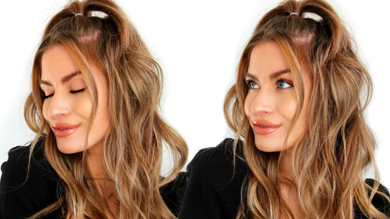HALF UP - HALF DOWN HAIRSTYLES! LYSSRYANN