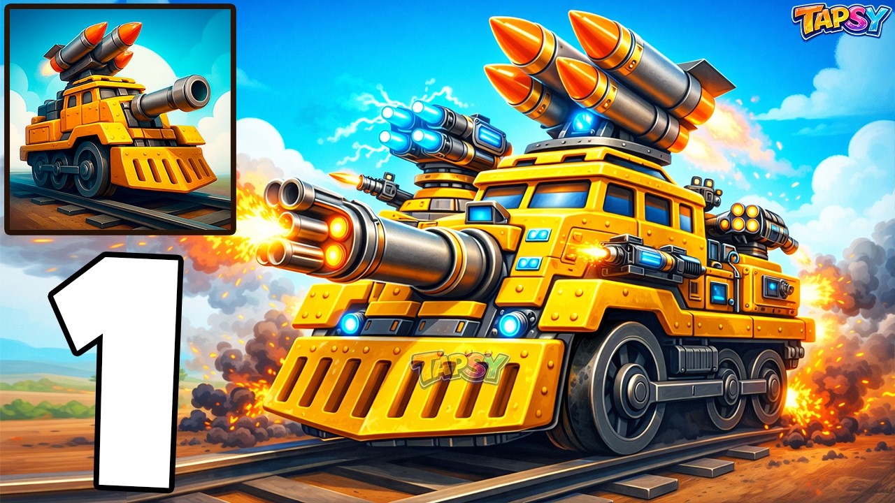 🛡️Train Attack Merge War Gameplay Walkthrough Part 1 - Ultimate Train War (Android,iOS)
