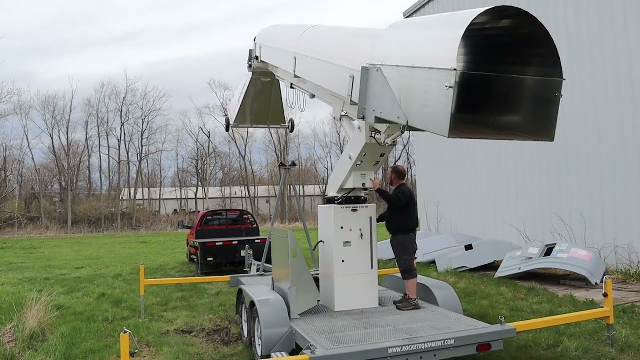 Trash Rocket 3900 Self Erecting Debris and Trash Chute