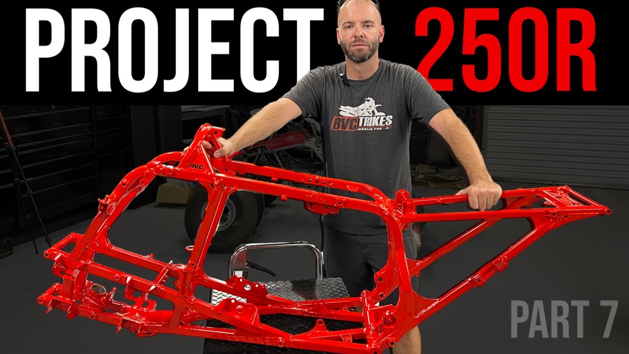 Powder Coat Time! 1987 HONDA TRX250R Frame Restoration - Part 7