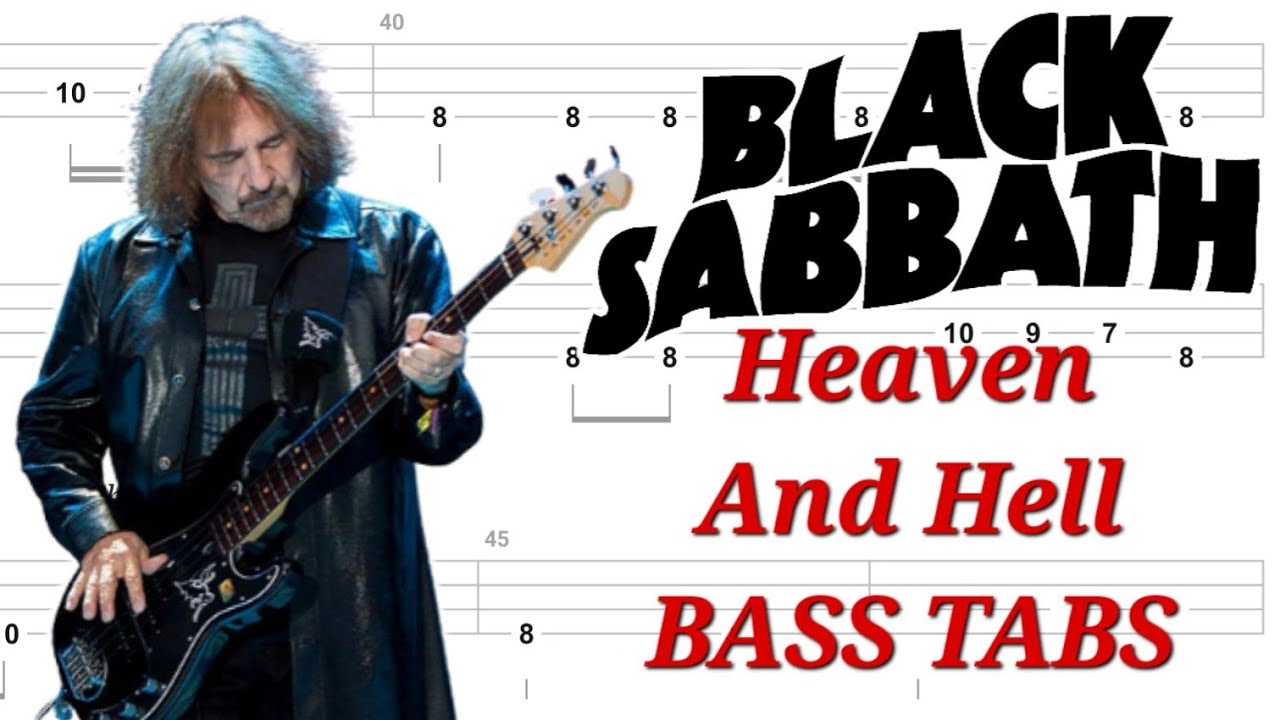 Black Sabbath - Heaven And Hell BASS TABS | Cover | Tutorial | Lesson