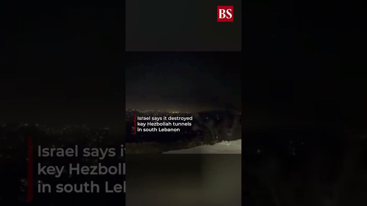 Video: Israel says it destroyed key Hezbollah tunnels in south Lebanon