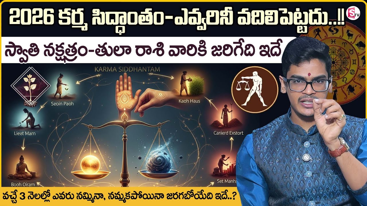 Swathi Nakshatram 2026| Thula Rasi Predictions | Uma Devarakonda|Karma Siddhantham| SumanTV Shirisha
