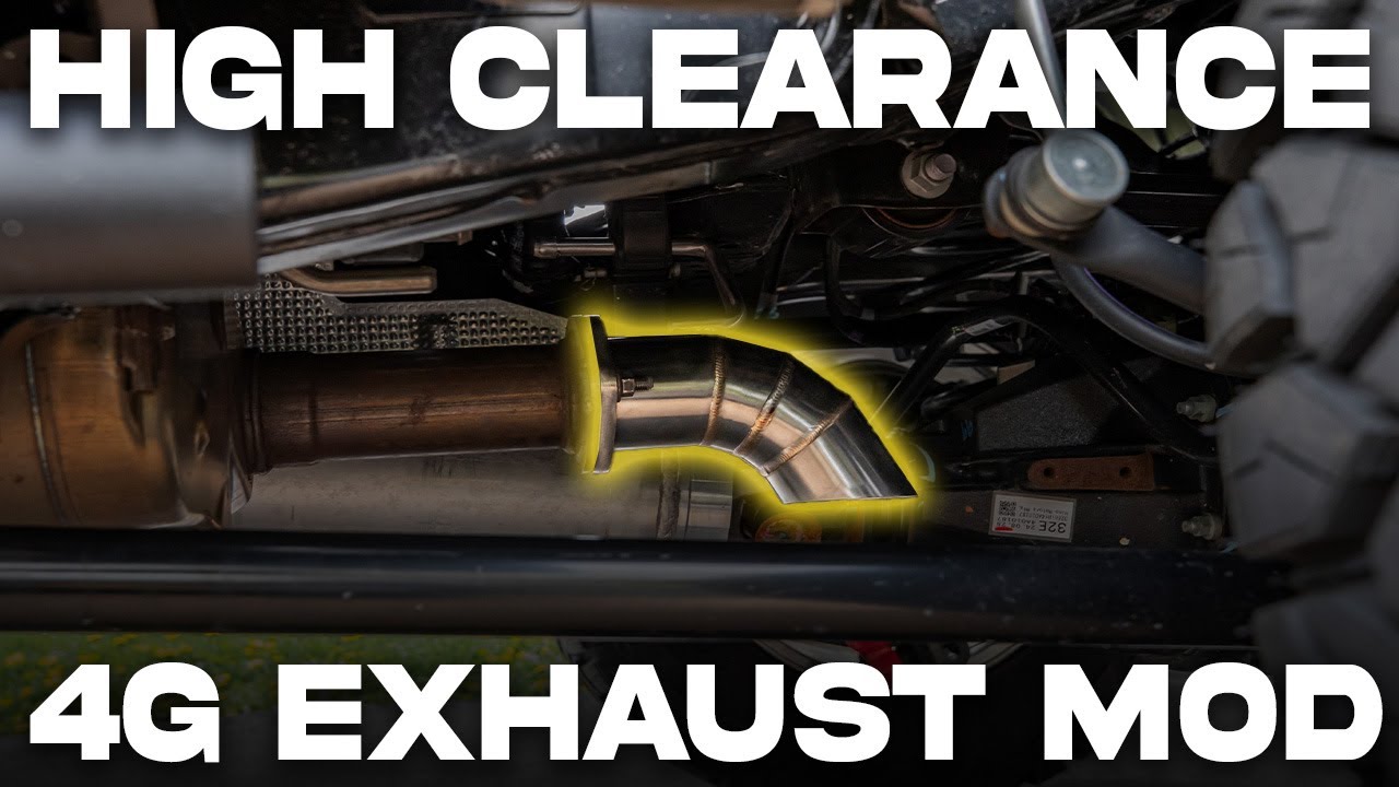 High Clearance Exhaust (Tail Pipe) Mod For 4G Tacoma - SXTH Element Off-Road 