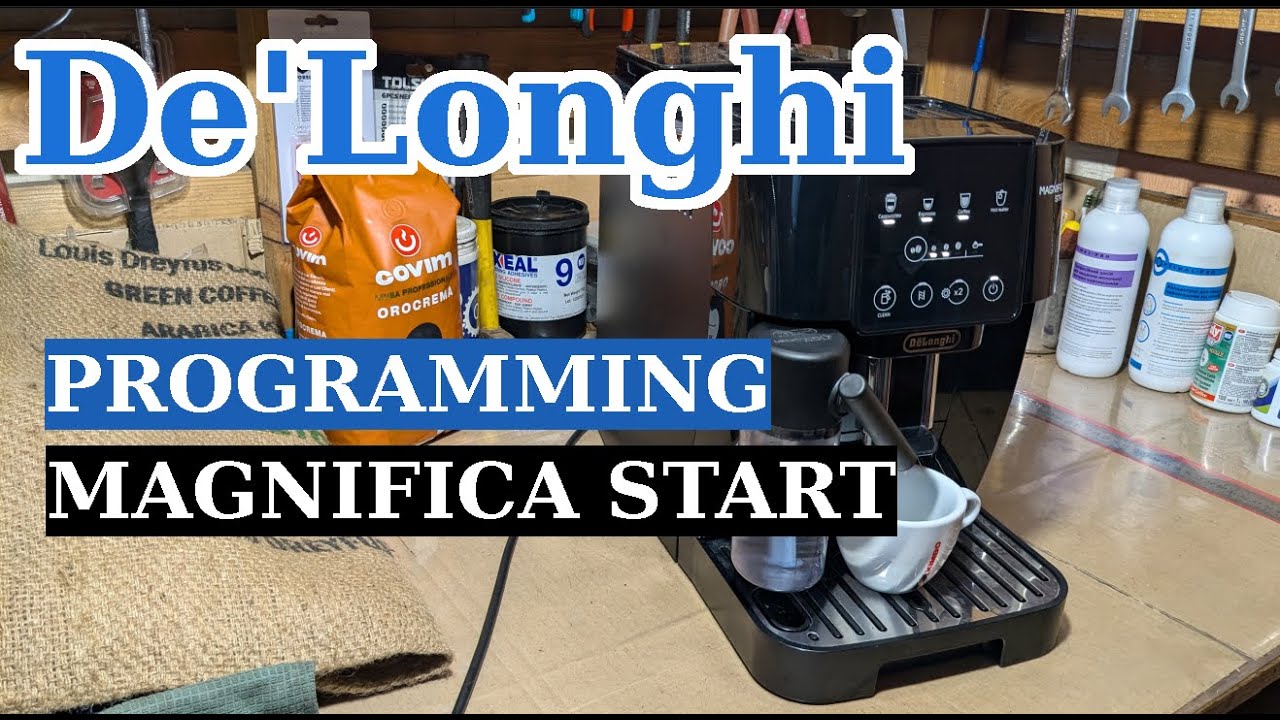 Настройка DeLonghi Magnifica Start: программирование объема, температуры и жесткости воды