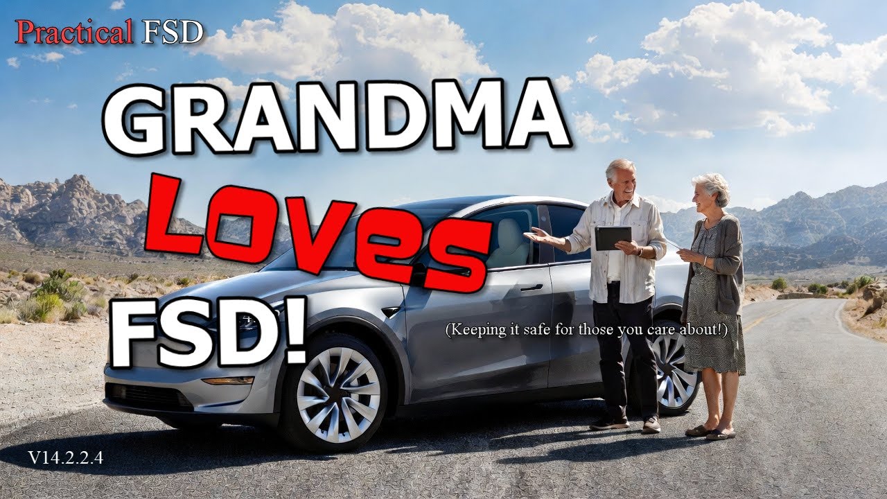 FSD impresses my 88 year old mother-in-law,  safer for elders! - v14.2.2.4