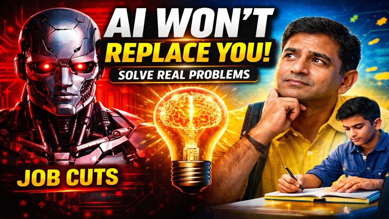 AI Will NOT Replace You If You Solve REAL Problems!