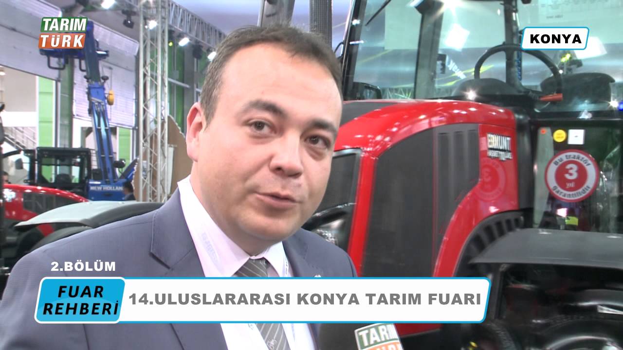 TARIM T&Uuml;RK TV Fuar Rehberi (Konya Tarım Fuarı 2016) Erkunt Trakt&ouml;r