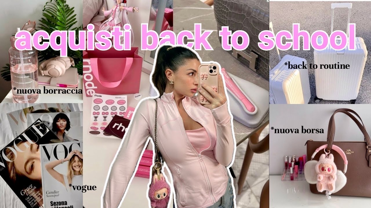 🛍️ acquisti BACK TO SCHOOL per tornare alla ROUTINE 