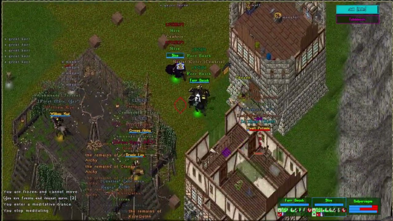 UO Outlands  [SUCK] Balporsuğu  3vs6 CAMBRİA STYLE VOL 1 #pvp #outlands #ultimaonline