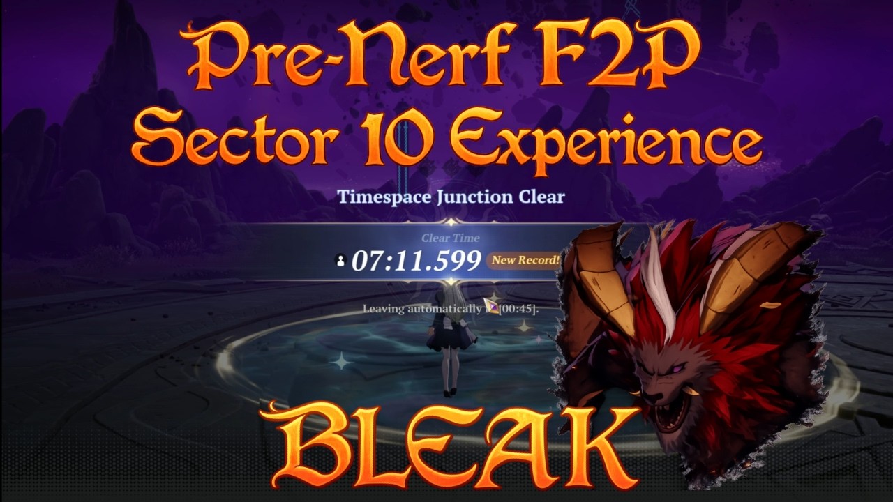 Pre-Nerf F2P Experience in TimeSpace Junction Sector 10 | 7DS: Origin