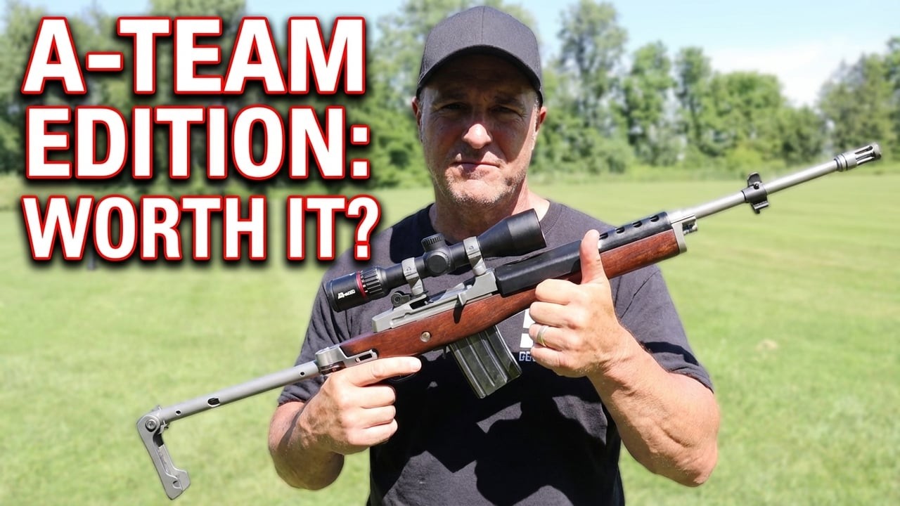 НОВЫЙ Ruger Mini 14 A-Team Edition — TheFirearmGuy