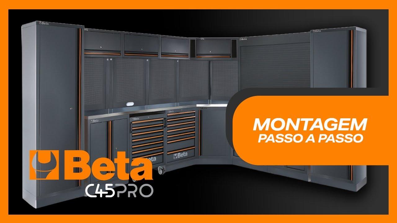 MOBILIÁRIO BETA C45PRO - COMO MONTAR