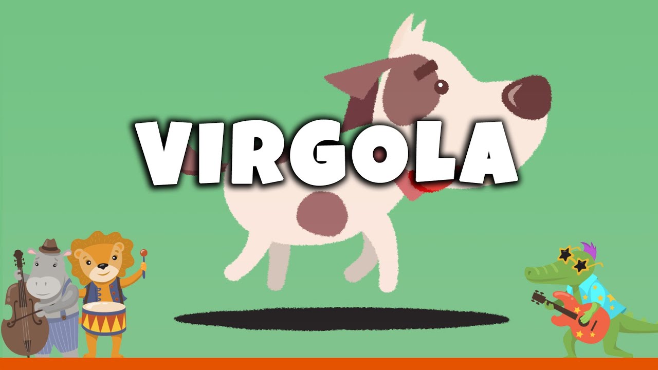 VIRGOLA - Canzone per bambini (Storiella con testo)
