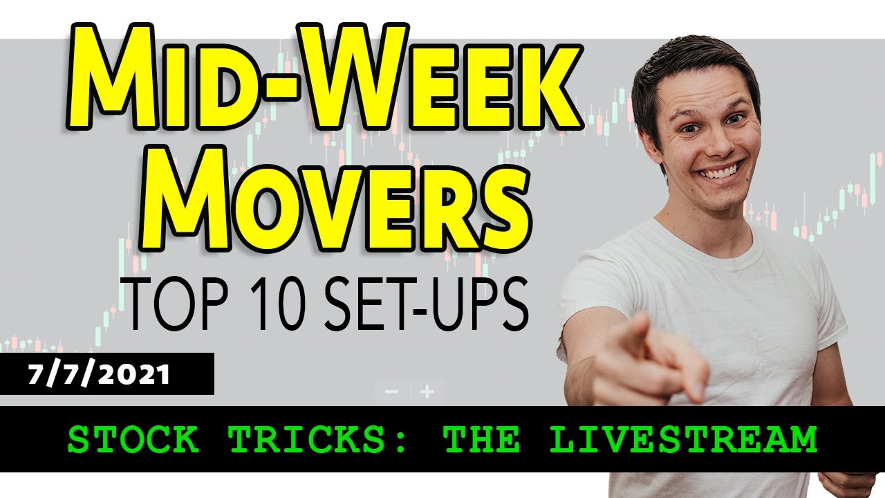 Top 10 Stock Setups this Week | Mid-Week Movers | [7/8-7/9]