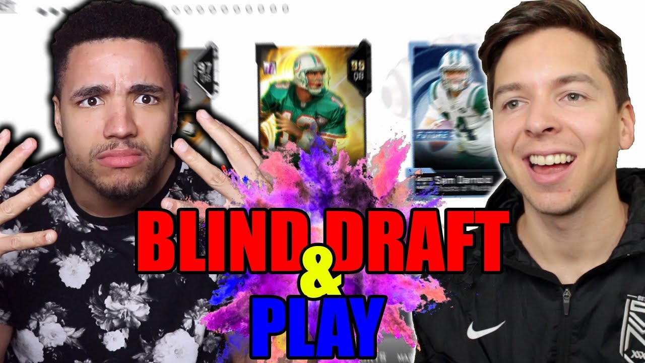 Слепой драфт и игра против TD! Драфт Madden 19 MUT