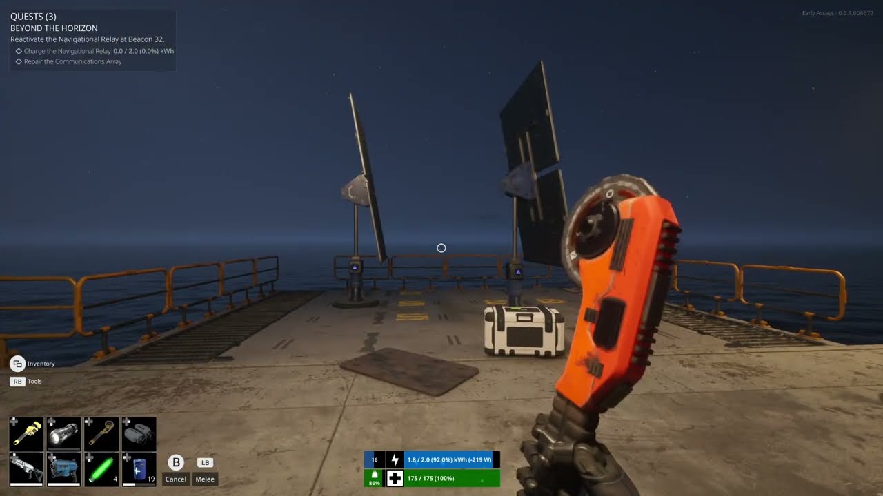 Turning on Navigation Beacon 32 - Last Caretaker Mid-Game Let's Play