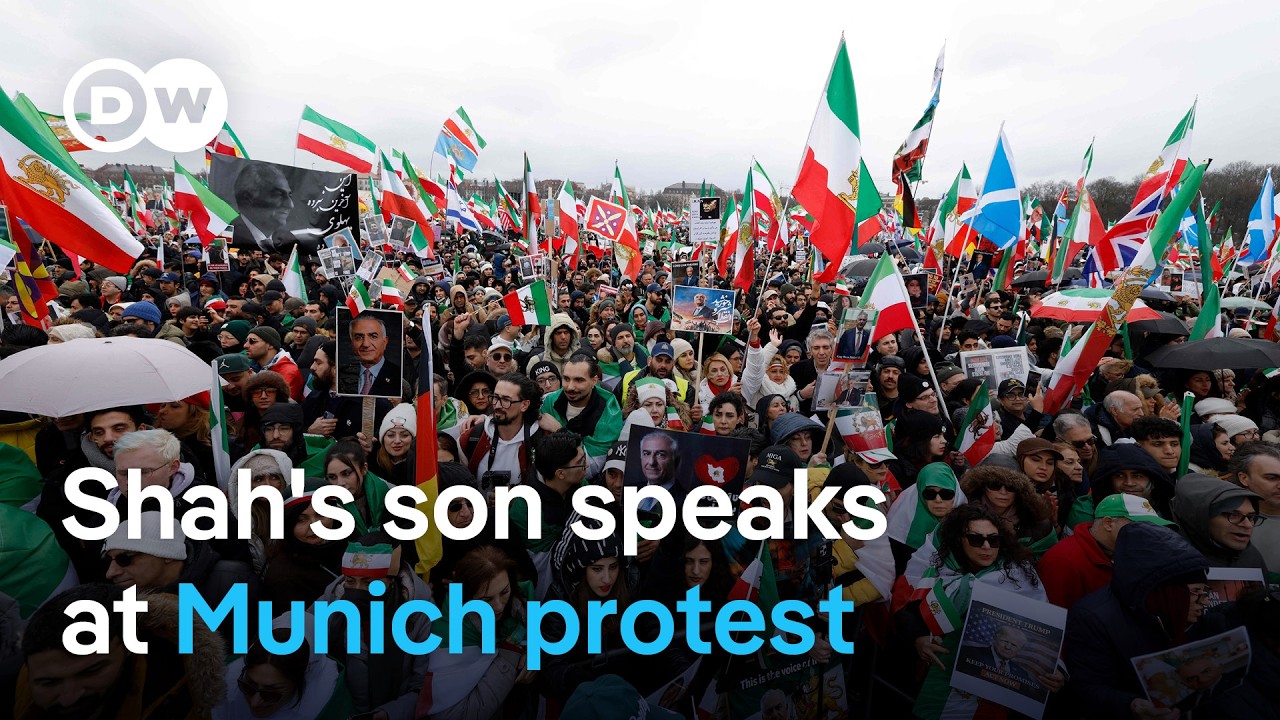 Huge rallies for regime change ahead of US-Iran talks | DW News