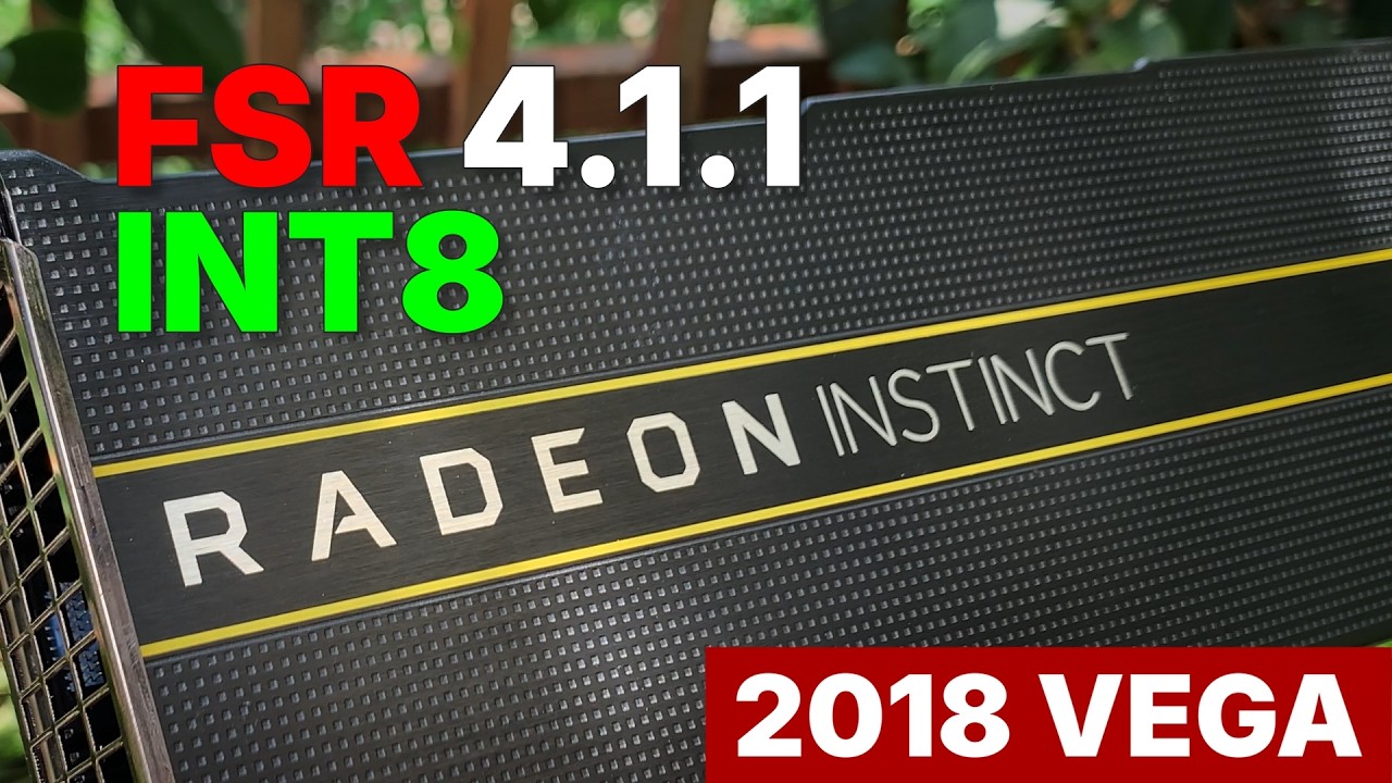 Запустил FSR 4.1.1 на видеокарте Vega 2018 года