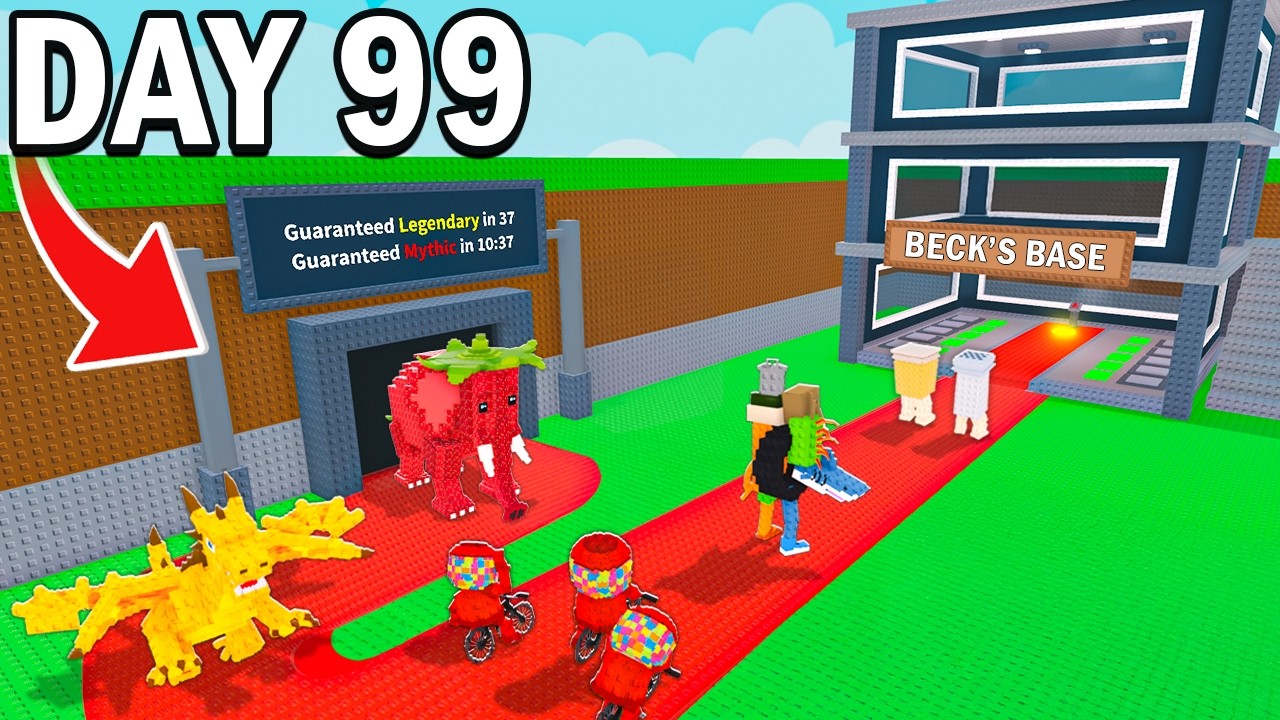 I Spent 100 DAYS In Steal a Brainrot!