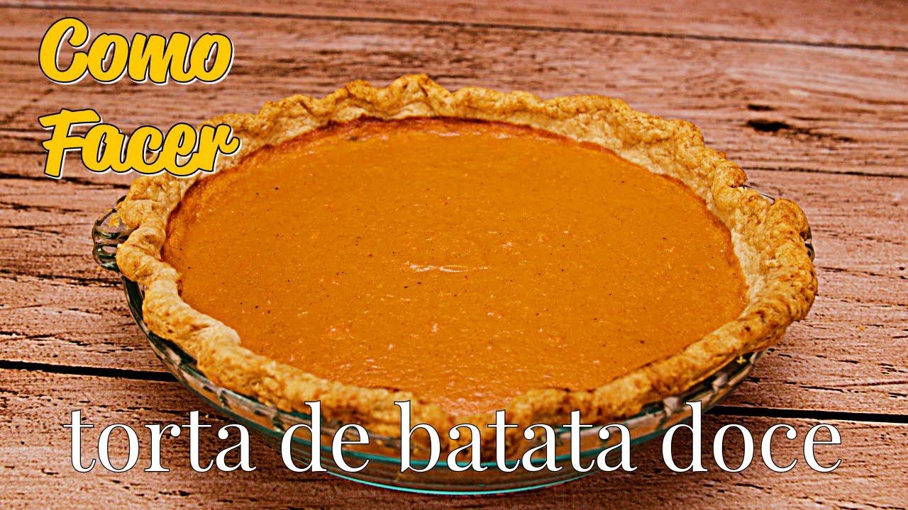 Como fazer torta de batata doce, receita fácil e simples