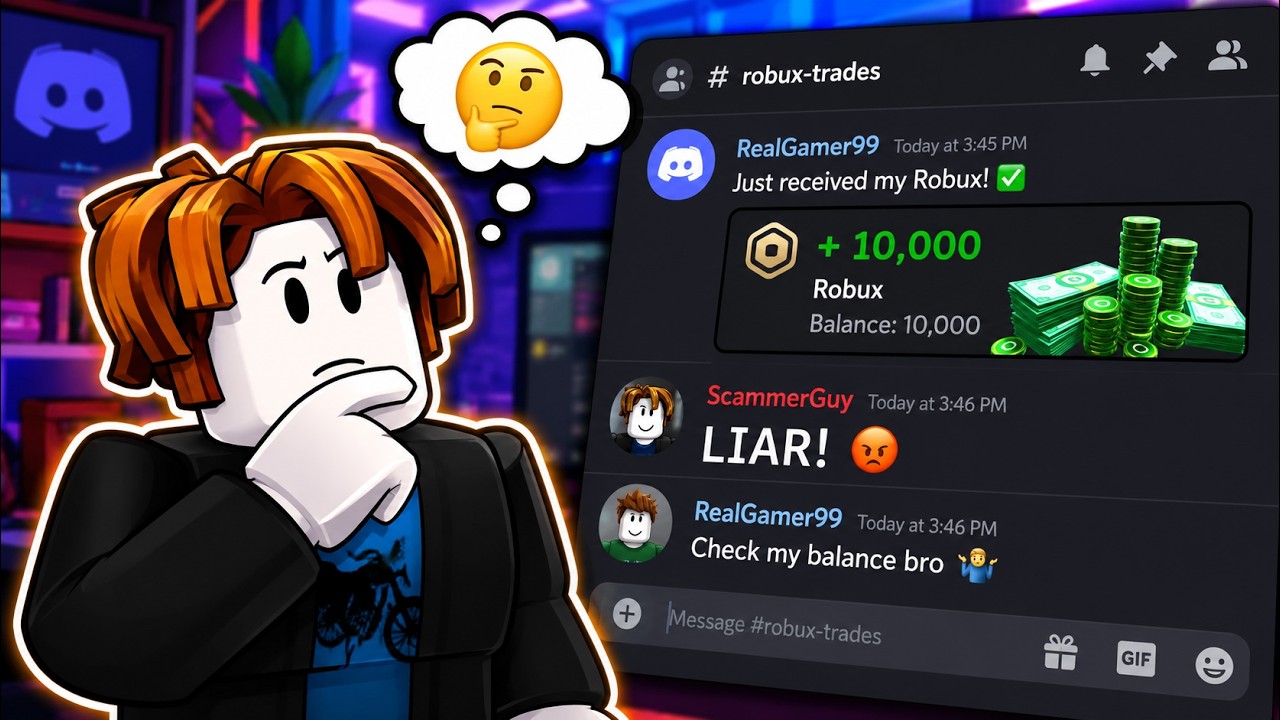 Buying Robux From A Scam Server, Then Telling Them I Actually Got It!