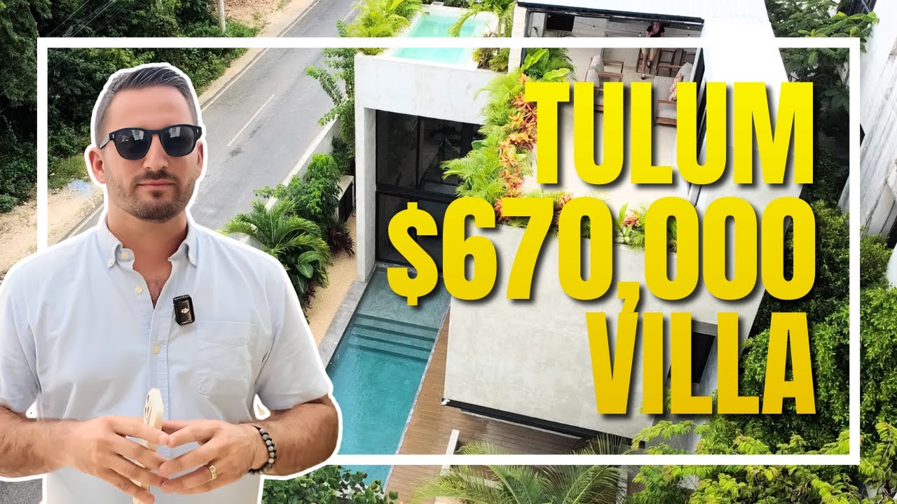3 Bed/3.5 Bath Tulum Villa Tour - $670,000 USD - With Guest Suite
