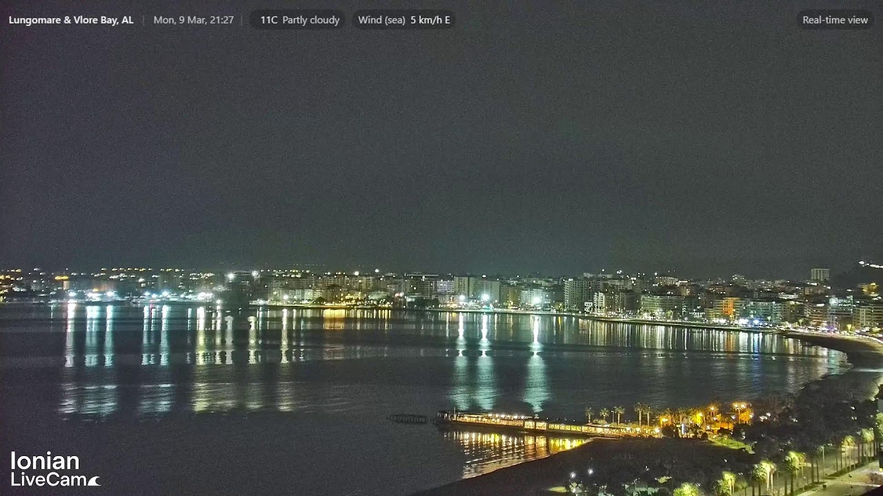Vlora Live Replay 🌊 Real-Time Sea & City