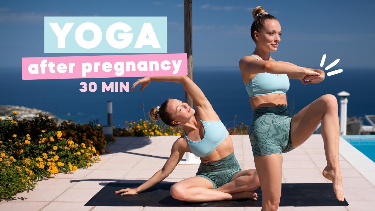 30 MIN Intensives Yoga Workout / nach der Schwangerschaft / Lose Baby Weight & Get Back on Track! 🤱