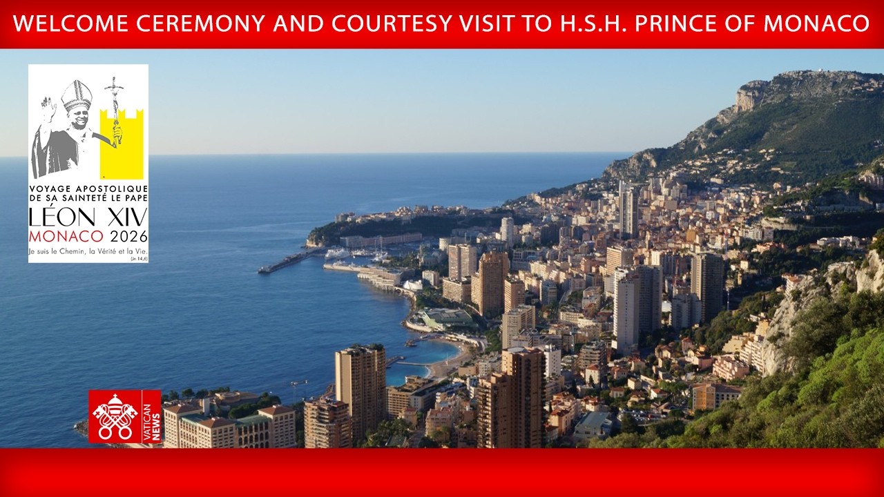 Principality of Monaco: Welcome, Courtesy Visit to Prince Albert II, March 28, 2026 &ndash; Pope Leo XIV