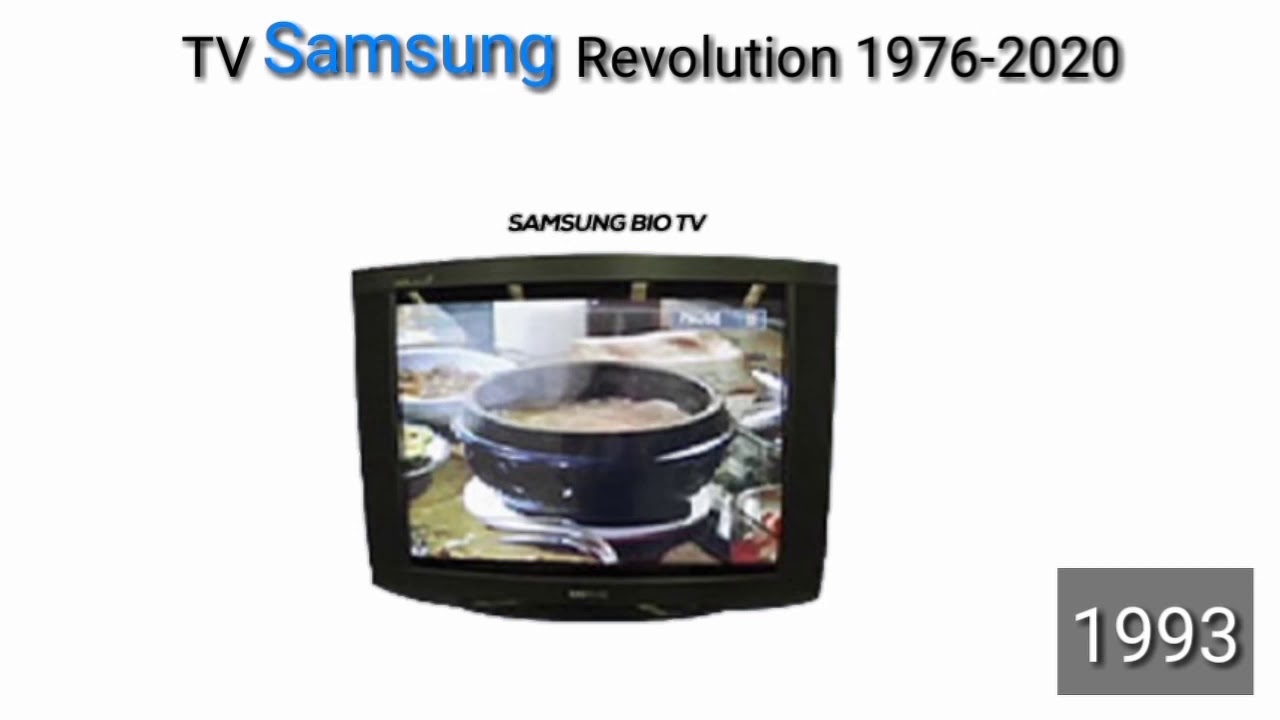 TV samsung evolution 1976-2020