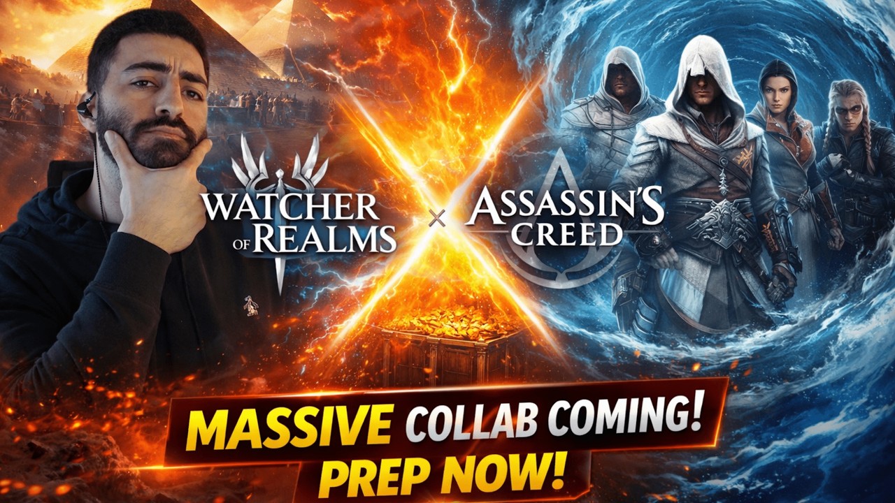 CRAZY ASSASINS CREED COLLAB COMING! | Prep Now For New Champs | Watcher Of Realms