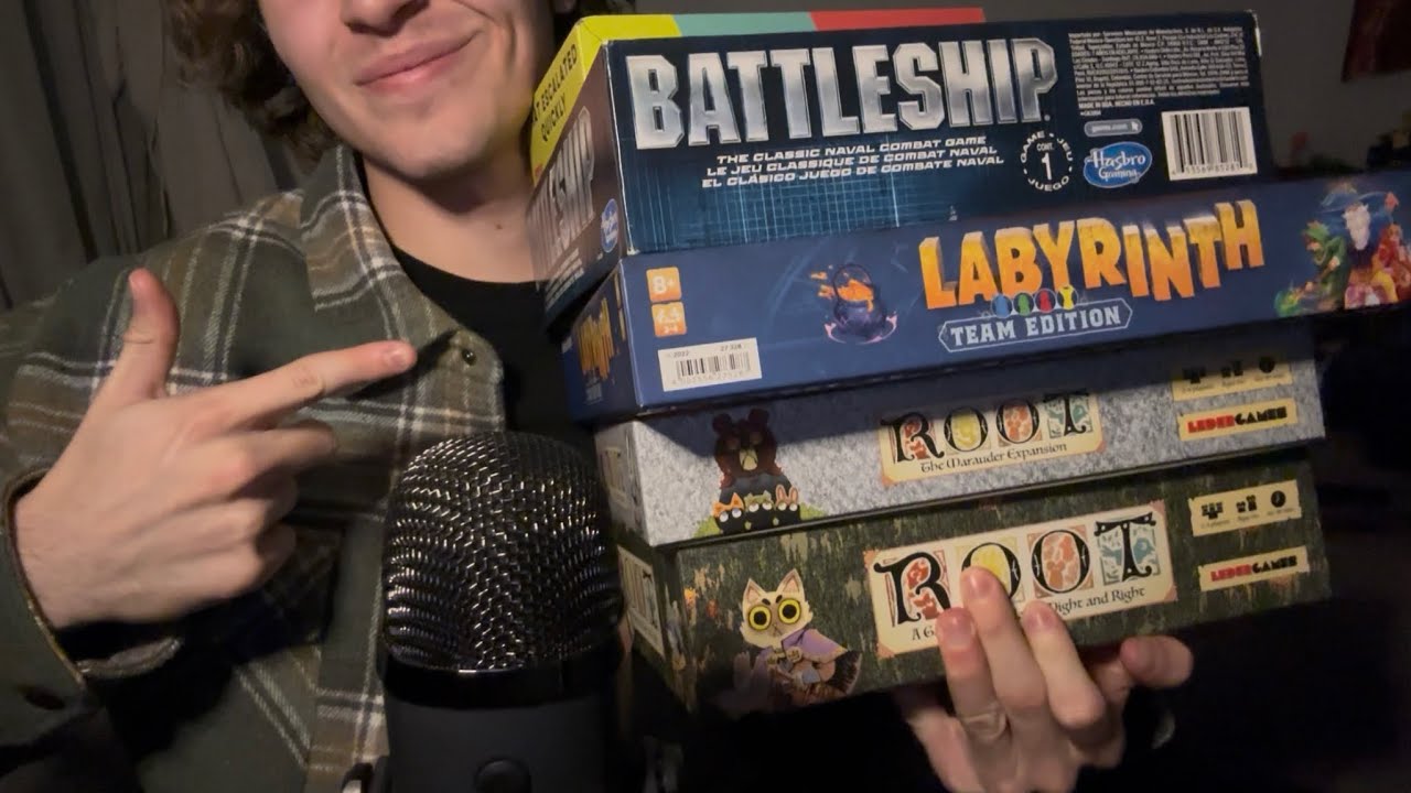 ASMR Showing you my Board Game Collection! (Soft Spoken + Tapping)🎲
