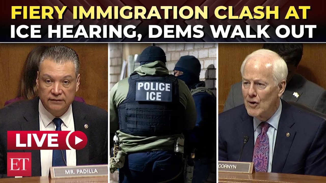 'This charade…': Democrats walk out after clash with GOP Senators at explosive ICE hearing
