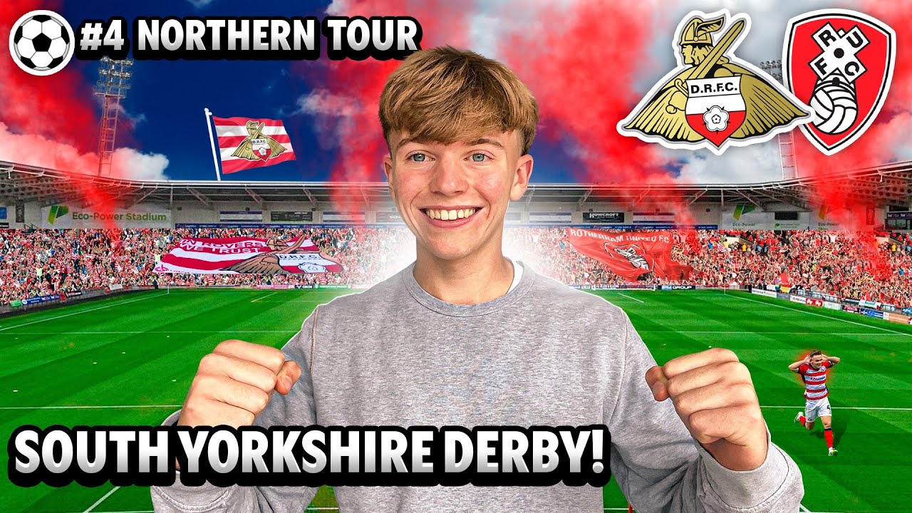 The MOMENT DONCASTER ROVERS WON the SOUTH YORKSHIRE DERBY! Doncaster Rovers vs Rotherham United