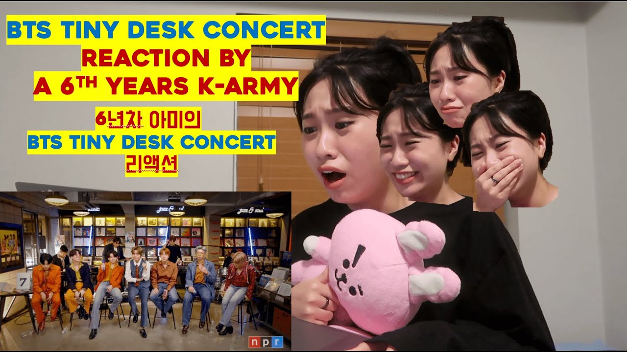 [SUB]6년차 아미의 BTS Tiny Desk Concert 리액션 I BTS Tiny Desk Concert Reaction by a 6th years K-Army