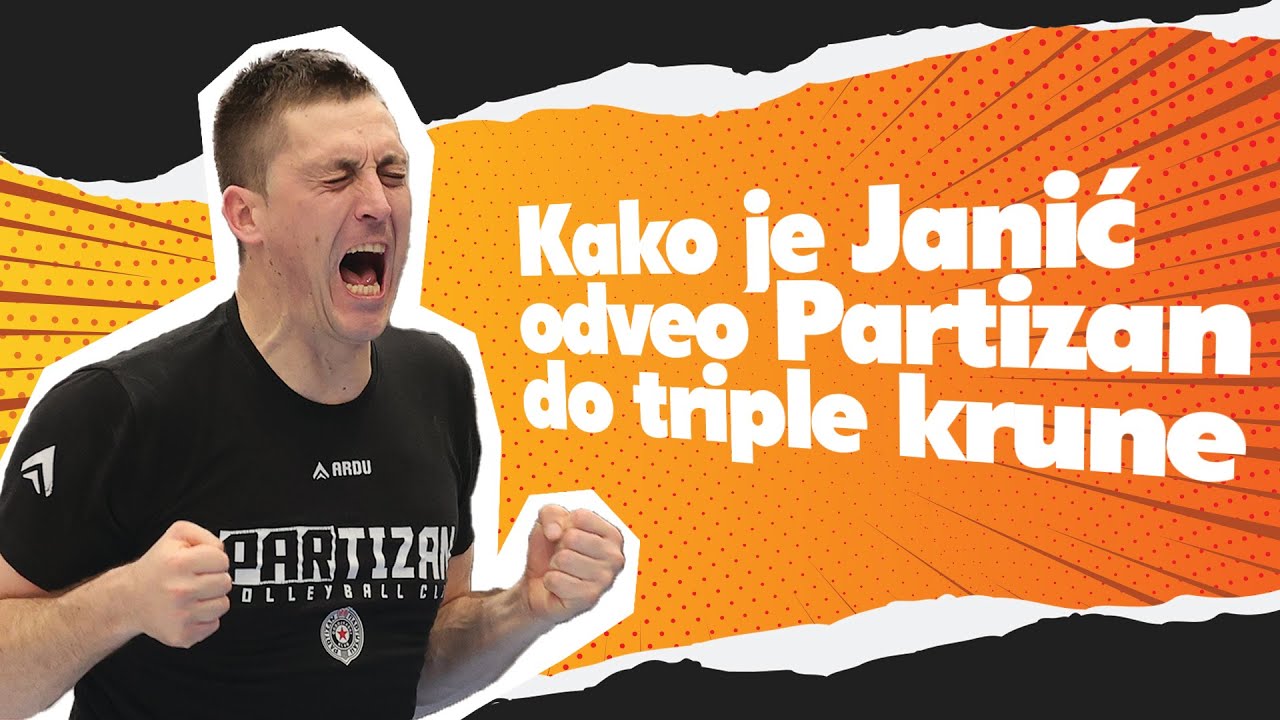 Bojan Janić odveo Partizan do triple krune: Kad obučeš ovu majicu, to je ljubav I SPORTAL ODBOJKA
